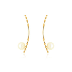 Linéa Pearl Arc Earrings