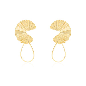Solstice Fan Drop Earrings
