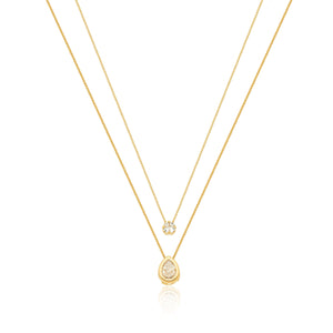 BK Gold Plated Necklace 23