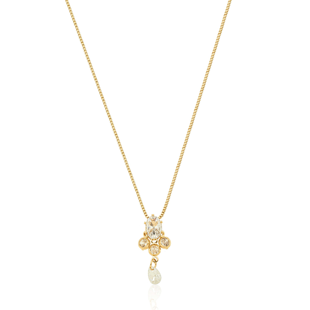 BK Gold Plated Necklace 37