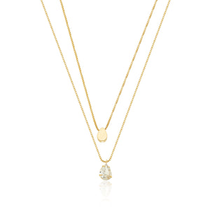 BK Gold Plated Necklace 20