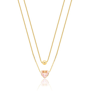 BK Gold Plated Necklace 19