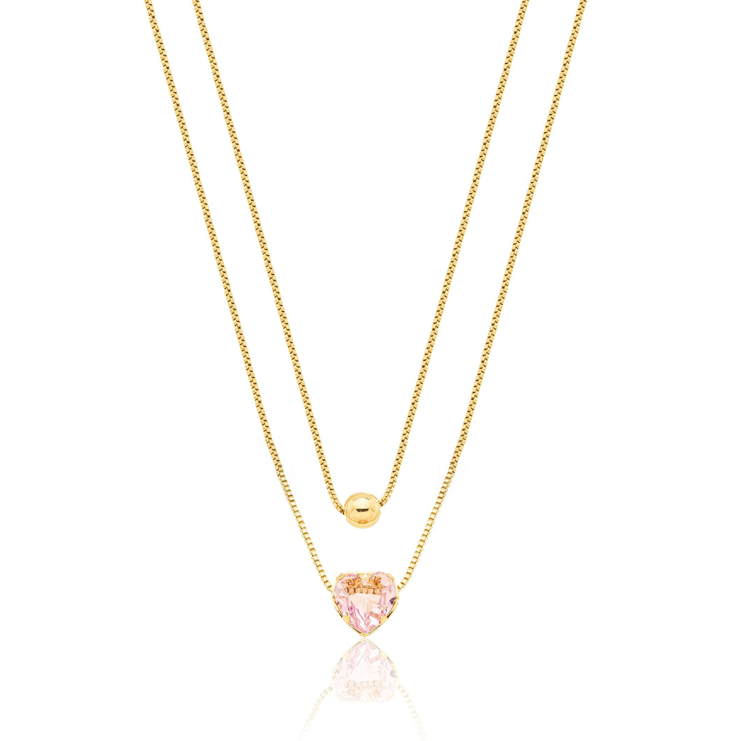 BK Gold Plated Necklace 19