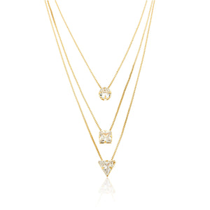 BK Gold Plated Necklace 36