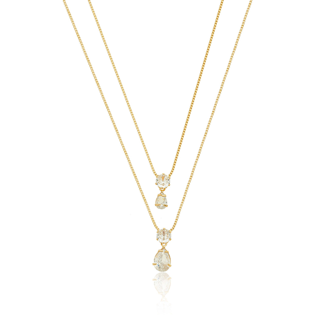 BK Gold Plated Necklace 27