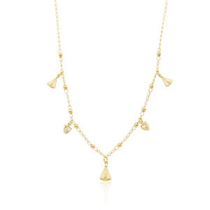 BK Gold Plated Necklace 22