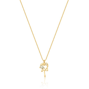 BK Gold Plated Necklace 28