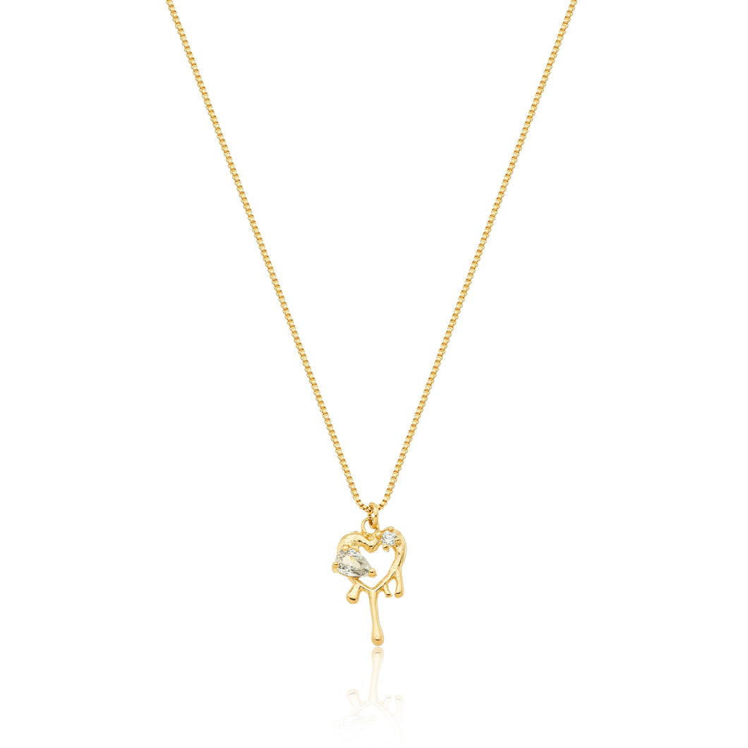BK Gold Plated Necklace 28