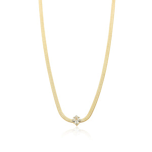 BK Gold Plated Necklace 16