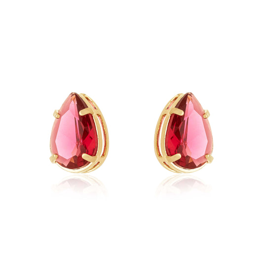 Bloom Teardrop Zirconia Studs