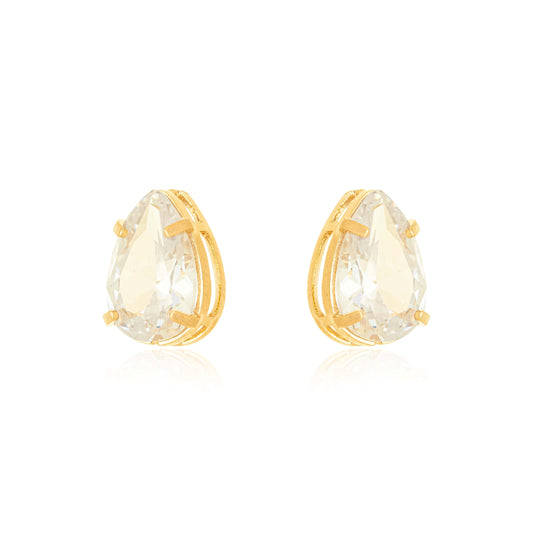 Bloom Teardrop Zirconia Studs